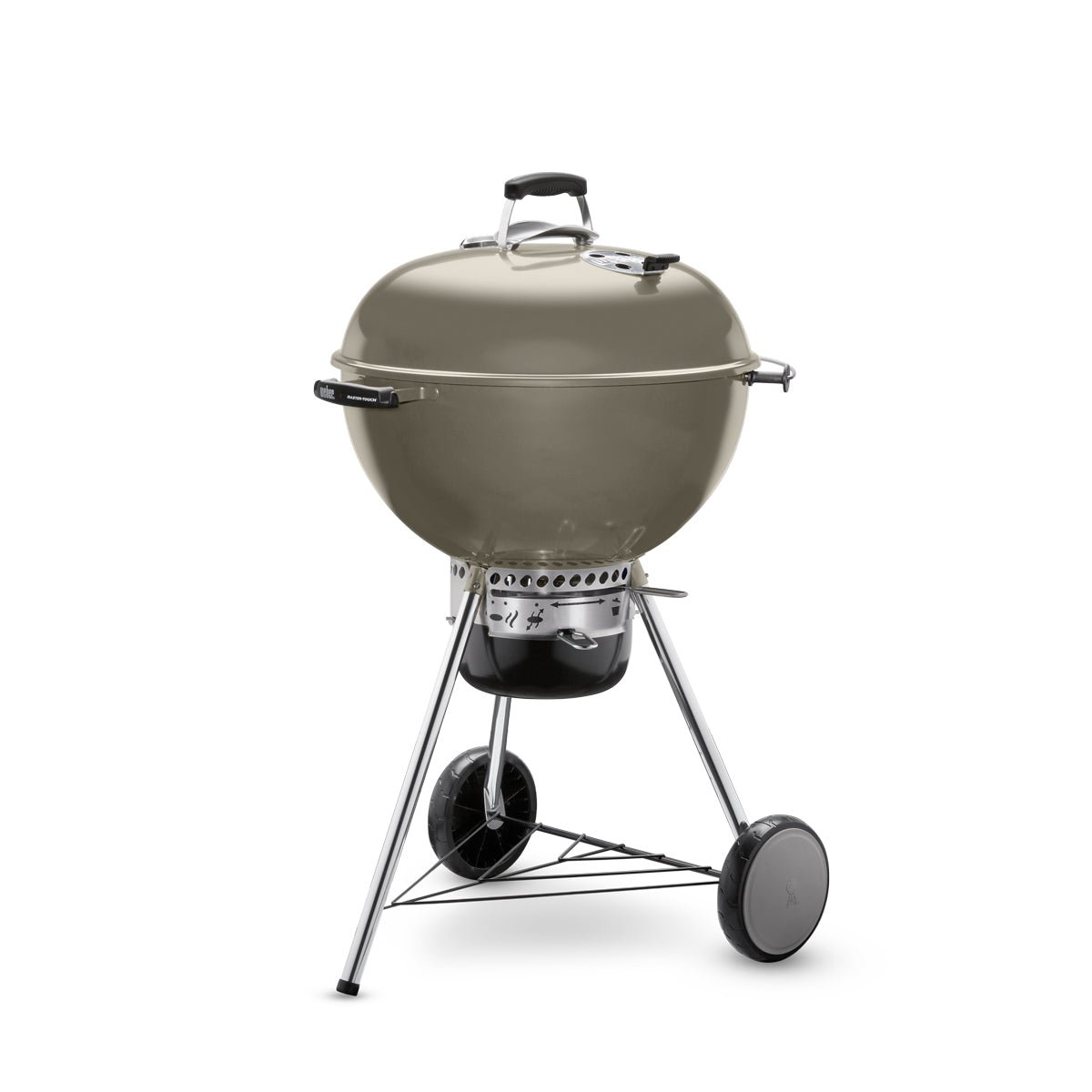 14510004A-v1 Weber Master Touch GBS C-5750 57cm Charcoal BBQ - Smoke Grey - Free Weber Rapidfire Chimney Charcoal Starter Set Included - Image 1