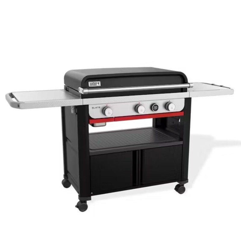 1500542 Weber Slate GPD 76cm Premium Griddle Gas BBQ - Image 1