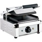 Heavy Duty Panini Contact grill Single Smooth | Adexa EG01B