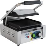 Heavy Duty Panini Contact grill Single Ribbed | Adexa EGD10C