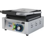 Heavy Duty Panini Contact grill Single Ribbed | Adexa EGD10C - Image 3