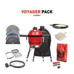 Kamado Joe Classic Charcoal Grill With Voyager Pack