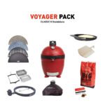 Kamado Joe Classic II Stand Alone Charcoal Grill With Voyager Pack