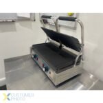 Heavy Duty Twin Panini Contact grill Dual Zone 3.6kW Ribbed | Adexa MLP813 - Image 5