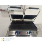 Heavy Duty Twin Panini Contact grill Dual Zone 3.6kW Ribbed | Adexa MLP813 - Image 6