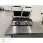 Heavy Duty Twin Panini Contact grill Dual Zone 3.6kW Ribbed | Adexa MLP813 - Image 7