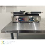 Heavy Duty Twin Panini Contact grill Dual Zone 3.6kW Ribbed | Adexa MLP813 - Image 9