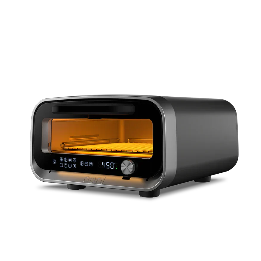 Volt_2_Hero-PDP-ExploreRender-wRack-Grey-C Ooni Volt 2 12" Electric Pizza Oven - Charcoal Grey - Image 1