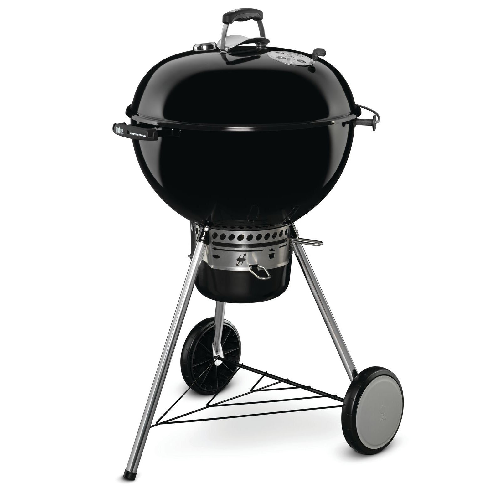 master-touch-black-hero-v1 Weber Master Touch E-5750 57cm Charcoal BBQ - Black - Free Weber Rapidfire Chimney Charcoal Starter Set Included - Image 1