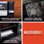 Masterbuilt 1150 Gravity Fed Charcoal BBQ Grill and Smoker - Image 3